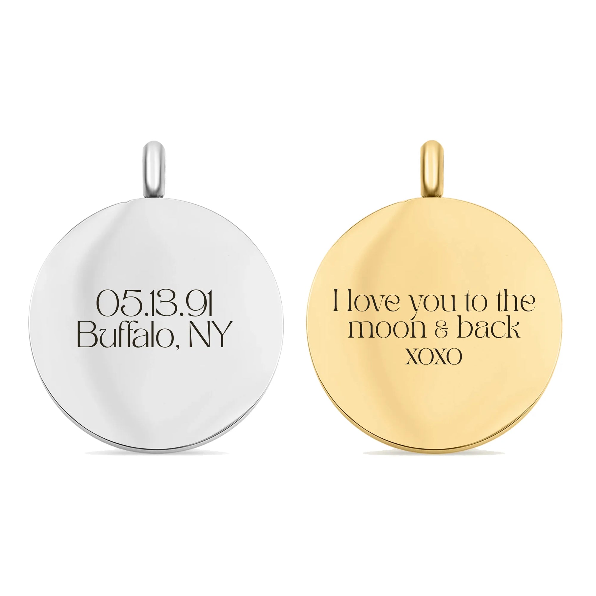 Sun, Moon & Rising Sign Astrology Necklace